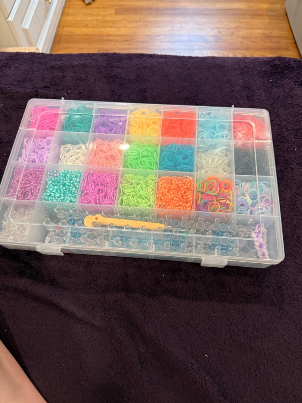 Rainbow Loom Kit with Multicolor Rubber Bands
